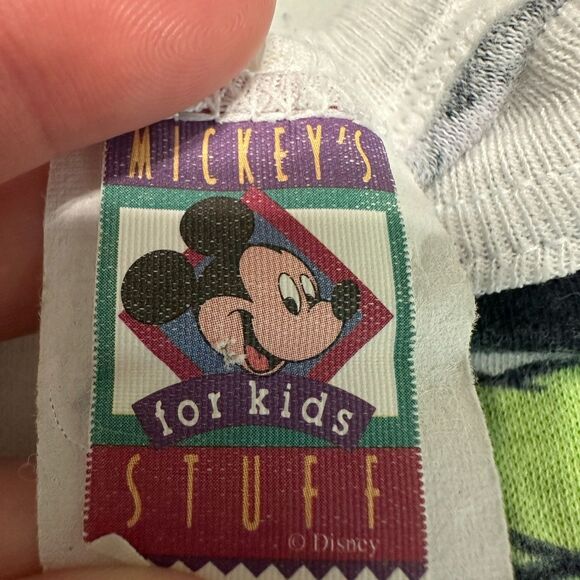 Vintage 90's Disney Minnie Mouse Girls 2T Crewneck Pullover Sweatshirt Cotton - Picture 4 of 6